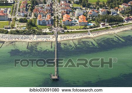 "Aerial view, beach and promenade, Kuhlungsborn, Mecklenburg-Western Pomerania, Germany, Europe" View Large Photo Image Stock Image - "Aerial view, beach and promenade, Kuhlungsborn, Mecklenburg-Western Pomerania, Germany, Europe". Fotosearch