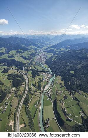 "Aerial view, Bischofshofen and Salzachtal, Bischofshofen, Pongau, Salzburg state, Austria, Europe" View Large Photo Image Stock Photograph - "Aerial view, Bischofshofen and Salzachtal, Bischofshofen, Pongau, Salzburg state, Austria, Europe". Fotosearch