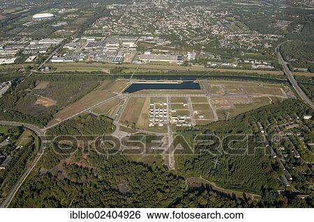 "Aerial view, Bismarck area, Stadtquartier am Wasser development area, Karl-Arnold-Weg street, Gelsenkirchen, Ruhr area, North Rhine-Westphalia, Germany, Europe" View Large Photo Image Stock Photograph - "Aerial view, Bismarck area, Stadtquartier am Wasser development area, Karl-Arnold-Weg street, Gelsenkirchen, Ruhr area, North Rhine-Westphalia, Germany, Europe". Fotosearch