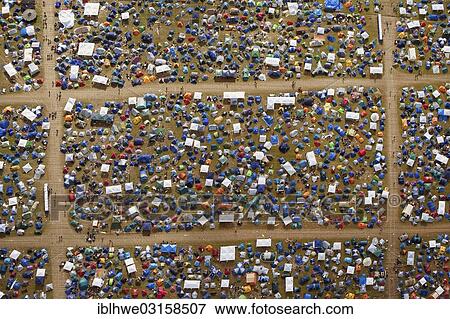 "Aerial view, camping area with tents, Hurricane Festival, Scheessel, Scheessel, Lower Saxony, Germany, Europe" View Large Photo Image Stock Photo - "Aerial view, camping area with tents, Hurricane Festival, Scheessel, Scheessel, Lower Saxony, Germany, Europe". Fotosearch