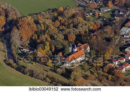 "Aerial view, Cappel Abbey Vocational College, Liesborn, Lippstadt, North Rhine-Westphalia, Germany, Europe" View Large Photo Image Stock Image - "Aerial view, Cappel Abbey Vocational College, Liesborn, Lippstadt, North Rhine-Westphalia, Germany, Europe". Fotosearch
