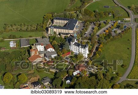"Aerial view, Casino Schloss Berg, a Renaissance castle, Nennig, Perl, Saarland, Germany, Europe" View Large Photo Image Stock Photo - "Aerial view, Casino Schloss Berg, a Renaissance castle, Nennig, Perl, Saarland, Germany, Europe". Fotosearch