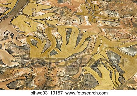 "Aerial view, Castilian countryside, Soria, Castile and Leon, Spain, Europe" View Large Photo Image Stock Photo - "Aerial view, Castilian countryside, Soria, Castile and Leon, Spain, Europe". Fotosearch