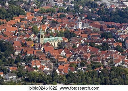 "Aerial view, Catholic rectory of St. Aegidius or St. Giles, St. Mary's, Rheda-Wiedenbrueck, North Rhine-Westphalia, Germany, Europe" View Large Photo Image Stock Image - "Aerial view, Catholic rectory of St. Aegidius or St. Giles, St. Mary's, Rheda-Wiedenbrueck, North Rhine-Westphalia, Germany, Europe". Fotosearch
