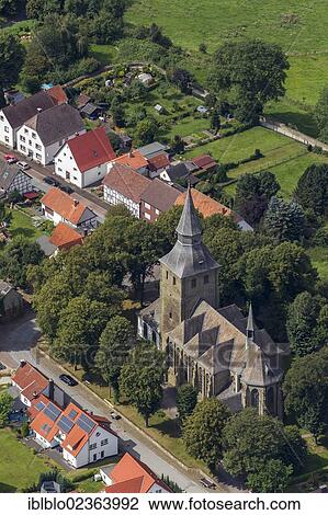 "Aerial view, Church of St. Nicholas, Ruethen, Sauerland, North Rhine-Westphalia, Germany, Europe" View Large Photo Image Stock Image - "Aerial view, Church of St. Nicholas, Ruethen, Sauerland, North Rhine-Westphalia, Germany, Europe". Fotosearch