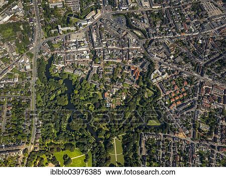 "Aerial view, city center with old city walls and castle gardens, Moers, Ruhr district, North Rhine-Westphalia, Germany, Europe" View Large Photo Image Stock Photography - "Aerial view, city center with old city walls and castle gardens, Moers, Ruhr district, North Rhine-Westphalia, Germany, Europe". Fotosearch