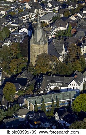 "Aerial view, city center with Propsteikirche St. Petrus und Andreas church, Brilon, Sauerland, North Rhine-Westphalia, Germany, Europe" View Large Photo Image Stock Photo - "Aerial view, city center with Propsteikirche St. Petrus und Andreas church, Brilon, Sauerland, North Rhine-Westphalia, Germany, Europe". Fotosearch