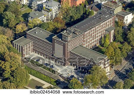 "Aerial view, city council building, Town Hall, Oberhausen, Ruhr area, North Rhine-Westphalia, Germany, Europe" View Large Photo Image Stock Photo - "Aerial view, city council building, Town Hall, Oberhausen, Ruhr area, North Rhine-Westphalia, Germany, Europe". Fotosearch
