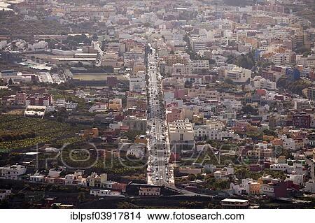 "Aerial view, cityscape, Los Llanos, La Palma, Canary Islands, Spain, Europe" View Large Photo Image Picture - "Aerial view, cityscape, Los Llanos, La Palma, Canary Islands, Spain, Europe". Fotosearch