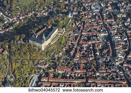 "Aerial view, cityscape with Heidecksburg Castle, Rudolstadt, Thuringia, Germany, Europe" View Large Photo Image Stock Image - "Aerial view, cityscape with Heidecksburg Castle, Rudolstadt, Thuringia, Germany, Europe". Fotosearch
