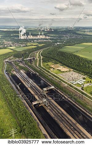 "Aerial view, coal mixing plant for the Frimmersdorf Power Station, RWE Frimmersdorf, Juchen, Lower Rhine, North Rhine-Westphalia, Germany, Europe" View Large Photo Image Stock Photo - "Aerial view, coal mixing plant for the Frimmersdorf Power Station, RWE Frimmersdorf, Juchen, Lower Rhine, North Rhine-Westphalia, Germany, Europe". Fotosearch