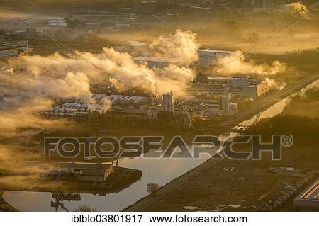 "Aerial view, Commercial area Uentrop on Datteln-Hamm Canal Westfleisch factory, Hamm, Ruhr area, North Rhine-Westphalia, Germany, Europe" View Large Photo Image Stock Photo - "Aerial view, Commercial area Uentrop on Datteln-Hamm Canal Westfleisch factory, Hamm, Ruhr area, North Rhine-Westphalia, Germany, Europe". Fotosearch