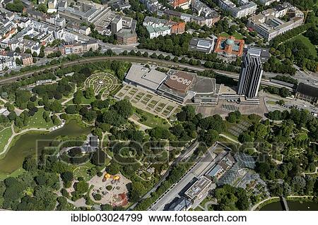 "Aerial view, Congress Center Hamburg or CCH, Planten un Blomen Park, from the Radisson Blu Hotel at Dammtor station, Hamburg, Hamburg, Germany, Europe" View Large Photo Image Stock Photo - "Aerial view, Congress Center Hamburg or CCH, Planten un Blomen Park, from the Radisson Blu Hotel at Dammtor station, Hamburg, Hamburg, Germany, Europe". Fotosearch
