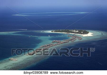 "Aerial view, Constance Halaveli Resort, Halaveli, Ari Atoll, Indian Ocean, Maldives, Asia" View Large Photo Image Stock Photo - "Aerial view, Constance Halaveli Resort, Halaveli, Ari Atoll, Indian Ocean, Maldives, Asia". Fotosearch
