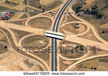 "Aerial view, construction of a motorway, Aranda de Duero, Kastilien Leon, Spain, Europe" View Large Photo Image Stock Image - "Aerial view, construction of a motorway, Aranda de Duero, Kastilien Leon, Spain, Europe". Fotosearch