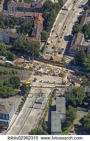 "Aerial view, construction site of the A40 motorway, inner city, Essen, Ruhr area, North Rhine-Westphalia, Germany, Europe" View Large Photo Image Stock Image - "Aerial view, construction site of the A40 motorway, inner city, Essen, Ruhr area, North Rhine-Westphalia, Germany, Europe". Fotosearch