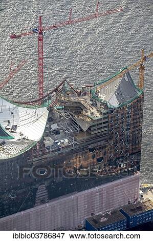 "Aerial view, construction site of the Elbe Philharmonic Hall, HafenCity, Hamburg, Germany, Europe" View Large Photo Image Stock Photo - "Aerial view, construction site of the Elbe Philharmonic Hall, HafenCity, Hamburg, Germany, Europe". Fotosearch