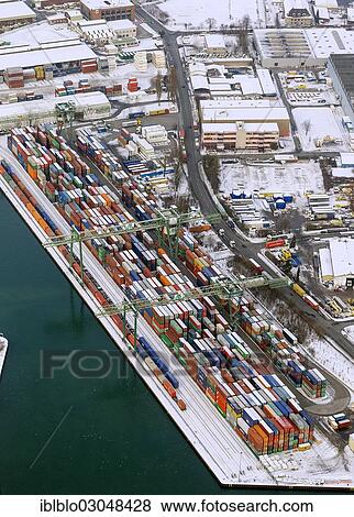 "Aerial view, Container Terminal Dortmund, Hafen, Dortmund, Ruhr district, North Rhine-Westphalia, Germany, Europe" View Large Photo Image Stock Photo - "Aerial view, Container Terminal Dortmund, Hafen, Dortmund, Ruhr district, North Rhine-Westphalia, Germany, Europe". Fotosearch