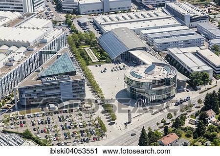 Stock Photography Of Aerial View Corporate Headquarters Audi Ag Stock Photography Aerial View Corporate Headquarters Of Audi Ag At The Main Plant