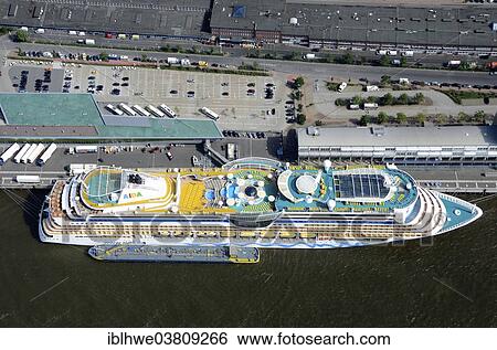 "Aerial view, cruise ship Aida Luna at the cruise terminal in Hamburg-Altona, Hamburg, Germany, Europe" View Large Photo Image Stock Photograph - "Aerial view, cruise ship Aida Luna at the cruise terminal in Hamburg-Altona, Hamburg, Germany, Europe". Fotosearch