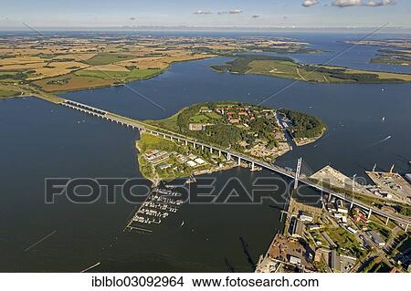 "Aerial view, Daenholm island, Ruegen Bridge, bridge connection between Stralsund and Ruegen, naval port, Baltic Sea, Stralsund, Mecklenburg-Western Pomerania, Germany, Europe" View Large Photo Image Picture - "Aerial view, Daenholm island, Ruegen Bridge, bridge connection between Stralsund and Ruegen, naval port, Baltic Sea, Stralsund, Mecklenburg-Western Pomerania, Germany, Europe". Fotosearch