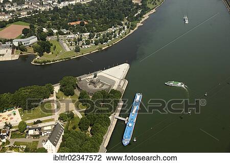 "Aerial view, Deutsches Eck headland, Koblenz, Rhineland-Palatinate, Germany, Europe" View Large Photo Image Stock Image - "Aerial view, Deutsches Eck headland, Koblenz, Rhineland-Palatinate, Germany, Europe". Fotosearch