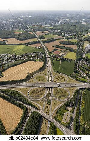 "Aerial view, DO-Bodelschwingh motorway intersection, CAS-Ost motorway A45 motorway and A42 motorway, Dortmund, Ruhr area, North Rhine-Westphalia, Germany, Europe" View Large Photo Image Picture - "Aerial view, DO-Bodelschwingh motorway intersection, CAS-Ost motorway A45 motorway and A42 motorway, Dortmund, Ruhr area, North Rhine-Westphalia, Germany, Europe". Fotosearch