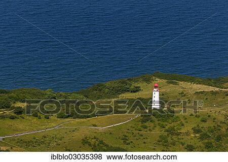 "Aerial view, Dornbusch lighthouse on the northern tip of Hiddensee Island, Neuendorf, Grieben, Insel Hiddensee, Mecklenburg-Western Pomerania, Germany, Europe" View Large Photo Image Stock Photo - "Aerial view, Dornbusch lighthouse on the northern tip of Hiddensee Island, Neuendorf, Grieben, Insel Hiddensee, Mecklenburg-Western Pomerania, Germany, Europe". Fotosearch