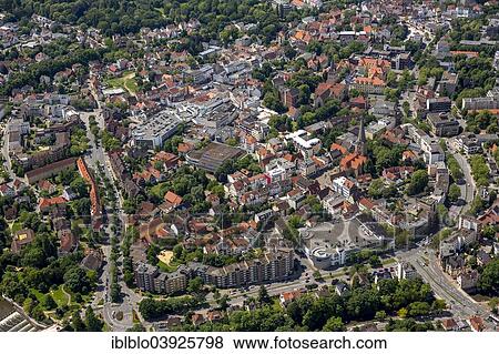 "Aerial view, downtown, Herford, Eastern Westphalia, North Rhine-Westphalia, Germany, Europe" View Large Photo Image Stock Photo - "Aerial view, downtown, Herford, Eastern Westphalia, North Rhine-Westphalia, Germany, Europe". Fotosearch