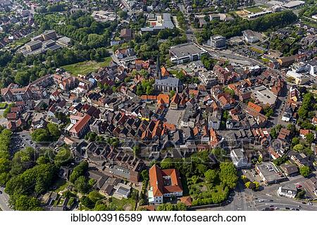 "Aerial view, downtown, Werne, Ruhr district, North Rhine-Westphalia, Germany, Europe" View Large Photo Image Stock Photo - "Aerial view, downtown, Werne, Ruhr district, North Rhine-Westphalia, Germany, Europe". Fotosearch