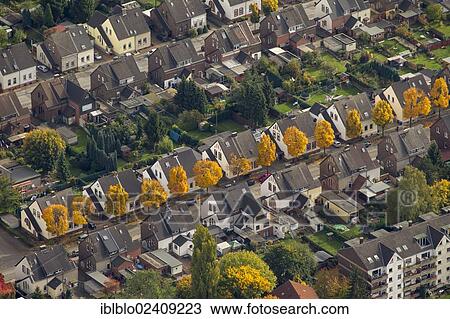 "Aerial view, Emscherstrasse road in autumn, border between Gladbeck and Gelsenkirchen Horst, Ruhr region, North Rhine-Westphalia, Germany, Europe" View Large Photo Image Stock Image - "Aerial view, Emscherstrasse road in autumn, border between Gladbeck and Gelsenkirchen Horst, Ruhr region, North Rhine-Westphalia, Germany, Europe". Fotosearch