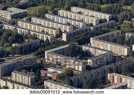"Aerial view, estate of buildings made of prefabricated concrete slabs, Weitenhagen, Mecklenburg-Western Pomerania, Germany, Europe" View Large Photo Image Stock Image - "Aerial view, estate of buildings made of prefabricated concrete slabs, Weitenhagen, Mecklenburg-Western Pomerania, Germany, Europe". Fotosearch