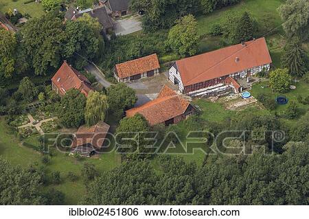 "Aerial view, farm, Sankt Vit, Rheda-Wiedenbrueck, North Rhine-Westphalia, Germany, Europe" View Large Photo Image Stock Photograph - "Aerial view, farm, Sankt Vit, Rheda-Wiedenbrueck, North Rhine-Westphalia, Germany, Europe". Fotosearch