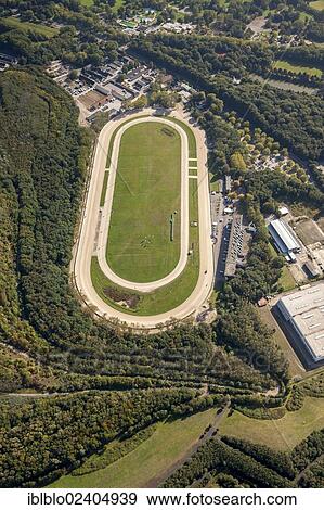 "Aerial view, Feldmark trotting course with stables, Gelsenkirchen, Ruhr area, North Rhine-Westphalia, Germany, Europe" View Large Photo Image Stock Photo - "Aerial view, Feldmark trotting course with stables, Gelsenkirchen, Ruhr area, North Rhine-Westphalia, Germany, Europe". Fotosearch