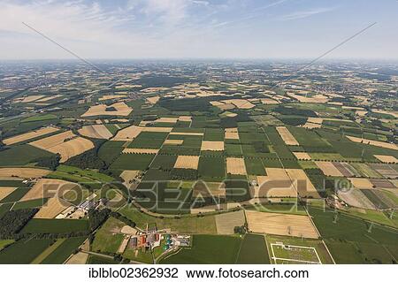 "Aerial view, fields, Datteln, Ruhr Area, North Rhine-Westphalia, Germany, Europe" View Large Photo Image Stock Image - "Aerial view, fields, Datteln, Ruhr Area, North Rhine-Westphalia, Germany, Europe". Fotosearch