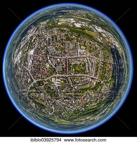 "Aerial view, fisheye, downtown, Hattingen, Ruhr district, North Rhine-Westphalia, Germany, Europe" View Large Photo Image Picture - "Aerial view, fisheye, downtown, Hattingen, Ruhr district, North Rhine-Westphalia, Germany, Europe". Fotosearch