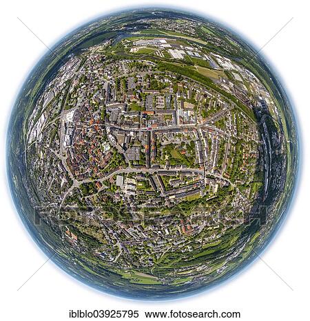 "Aerial view, fisheye, downtown, Hattingen, Ruhr district, North Rhine-Westphalia, Germany, Europe" View Large Photo Image Stock Photography - "Aerial view, fisheye, downtown, Hattingen, Ruhr district, North Rhine-Westphalia, Germany, Europe". Fotosearch