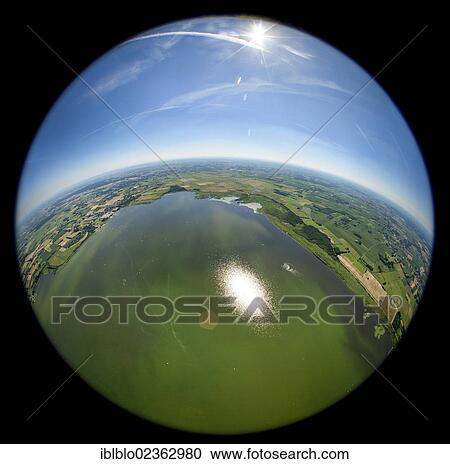 "Aerial view, fisheye shot, Duemmer river and Duemmersee lake, North German Plain or Northern Lowland, Hunte, Bohmte, Lower Saxony, Germany, Europe" View Large Photo Image Stock Image - "Aerial view, fisheye shot, Duemmer river and Duemmersee lake, North German Plain or Northern Lowland, Hunte, Bohmte, Lower Saxony, Germany, Europe". Fotosearch