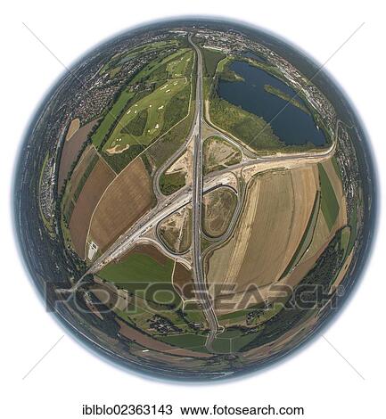 "Aerial view, fisheye shot, motorway junction B288 and A59, Duisburg, Ruhr Area, North Rhine-Westphalia, Germany, Europe" View Large Photo Image Stock Image - "Aerial view, fisheye shot, motorway junction B288 and A59, Duisburg, Ruhr Area, North Rhine-Westphalia, Germany, Europe". Fotosearch