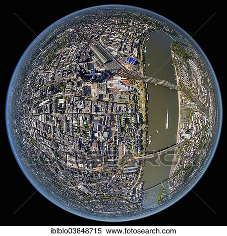 "Aerial view, fisheye shot of Cologne with the Rhine River, Cologne, Rhineland, North Rhine-Westphalia, Germany, Europe" View Large Photo Image Stock Photography - "Aerial view, fisheye shot of Cologne with the Rhine River, Cologne, Rhineland, North Rhine-Westphalia, Germany, Europe". Fotosearch