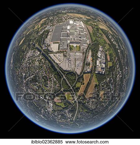 "Aerial view, fisheye shot, Opel car plant, Opelwerk 1, General Motors, manufacturing halls, Bochum, Ruhr Area, North Rhine-Westphalia, Germany, Europe" View Large Photo Image Stock Photography - "Aerial view, fisheye shot, Opel car plant, Opelwerk 1, General Motors, manufacturing halls, Bochum, Ruhr Area, North Rhine-Westphalia, Germany, Europe". Fotosearch