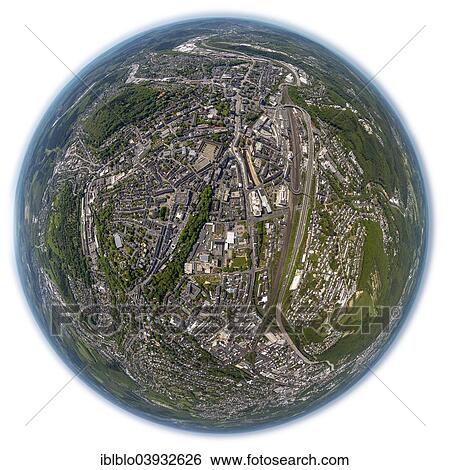 "Aerial view, fisheye view, town centre of Siegen, North Rhine-Westphalia, Germany, Europe" View Large Photo Image Stock Photograph - "Aerial view, fisheye view, town centre of Siegen, North Rhine-Westphalia, Germany, Europe". Fotosearch