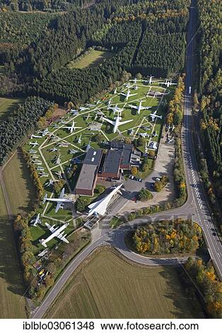 "Aerial view, Flugausstellung Hermeskeil, a private aviation museum, Abtei, Hermeskeil, Rhineland-Palatinate, Germany, Europe" View Large Photo Image Stock Photo - "Aerial view, Flugausstellung Hermeskeil, a private aviation museum, Abtei, Hermeskeil, Rhineland-Palatinate, Germany, Europe". Fotosearch
