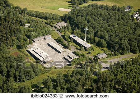 "Aerial view, former barracks, proposed site for a forensic institute, Reichshof, Oberbergisches Land region, North Rhine-Westphalia, Germany, Europe" View Large Photo Image Stock Image - "Aerial view, former barracks, proposed site for a forensic institute, Reichshof, Oberbergisches Land region, North Rhine-Westphalia, Germany, Europe". Fotosearch