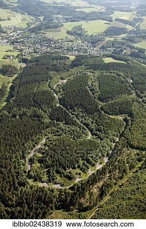 "Aerial view, former barracks, proposed site for a forensic institute, Reichshof, Oberbergisches Land region, North Rhine-Westphalia, Germany, Europe" View Large Photo Image Stock Photo - "Aerial view, former barracks, proposed site for a forensic institute, Reichshof, Oberbergisches Land region, North Rhine-Westphalia, Germany, Europe". Fotosearch