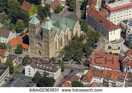 "Aerial view, former Collegiate Church of St. Johann, Osnabrueck, Lower Saxony, Germany, Europe" View Large Photo Image Stock Image - "Aerial view, former Collegiate Church of St. Johann, Osnabrueck, Lower Saxony, Germany, Europe". Fotosearch