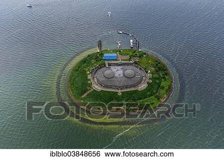 "Aerial view, Forteiland Pampus or Fort Pampus Island, artificial island in the IJmeer, Province of North-Holland, Netherlands" View Large Photo Image Stock Photograph - "Aerial view, Forteiland Pampus or Fort Pampus Island, artificial island in the IJmeer, Province of North-Holland, Netherlands". Fotosearch
