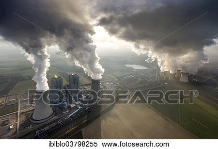 "Aerial view, Frimmersdorf Power Station, RWE, Neurath Power Station, Grevenbroich, North Rhine-Westphalia, Germany, Europe" View Large Photo Image Stock Photography - "Aerial view, Frimmersdorf Power Station, RWE, Neurath Power Station, Grevenbroich, North Rhine-Westphalia, Germany, Europe". Fotosearch