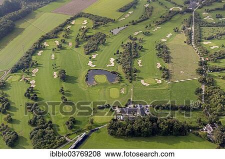 "Aerial view, golf course, Golfclub Op de Niep, Neukirchen-Vluyn, North Rhine-Westphalia, Germany, Europe" View Large Photo Image Stock Photo - "Aerial view, golf course, Golfclub Op de Niep, Neukirchen-Vluyn, North Rhine-Westphalia, Germany, Europe". Fotosearch