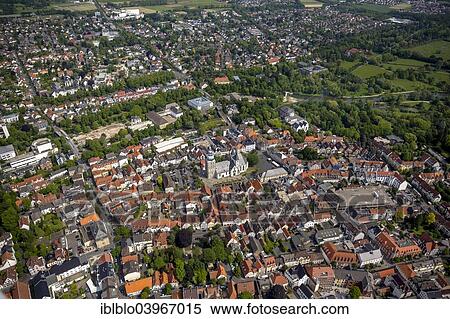 "Aerial view, Grosse Marienkirche, St. Mary's Church, at the market square, Lippstadt, North Rhine-Westphalia, Germany, Europe" View Large Photo Image Stock Photography - "Aerial view, Grosse Marienkirche, St. Mary's Church, at the market square, Lippstadt, North Rhine-Westphalia, Germany, Europe". Fotosearch